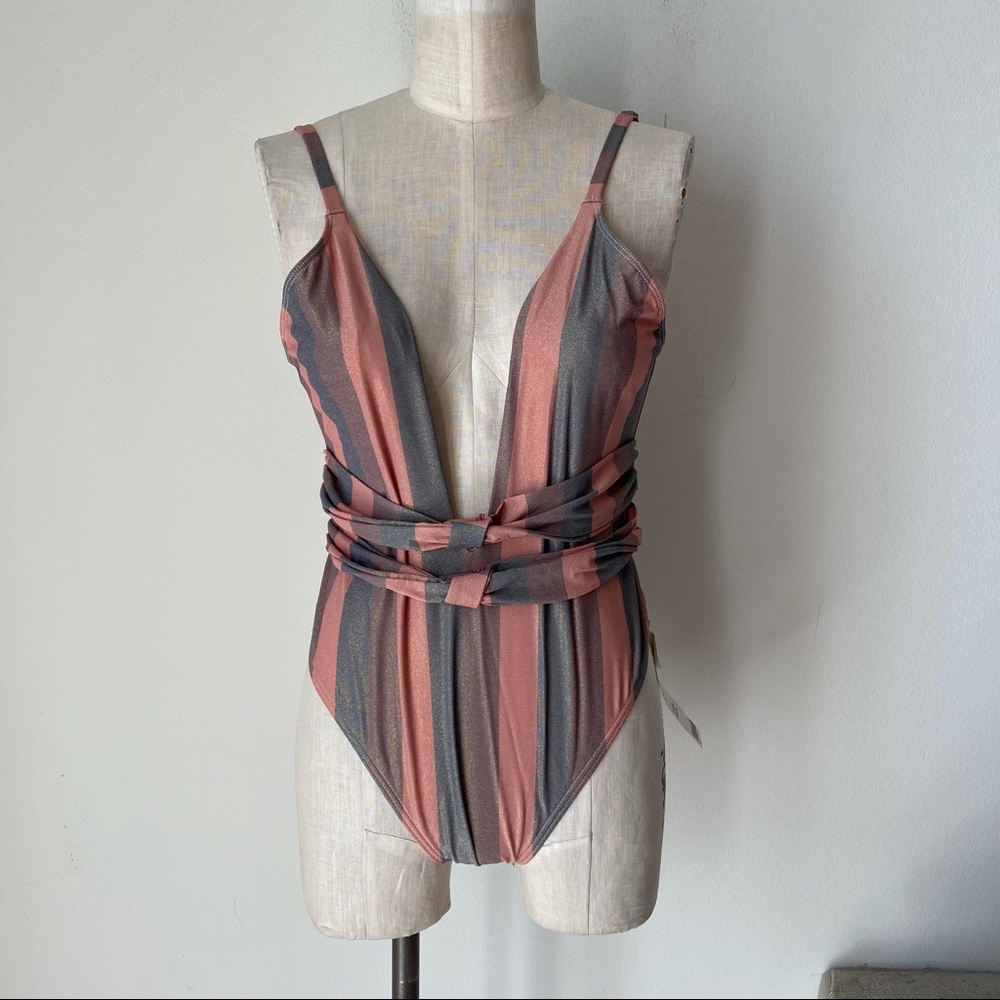 UO Out From Under Cici Knotty One-piece Swimsuit